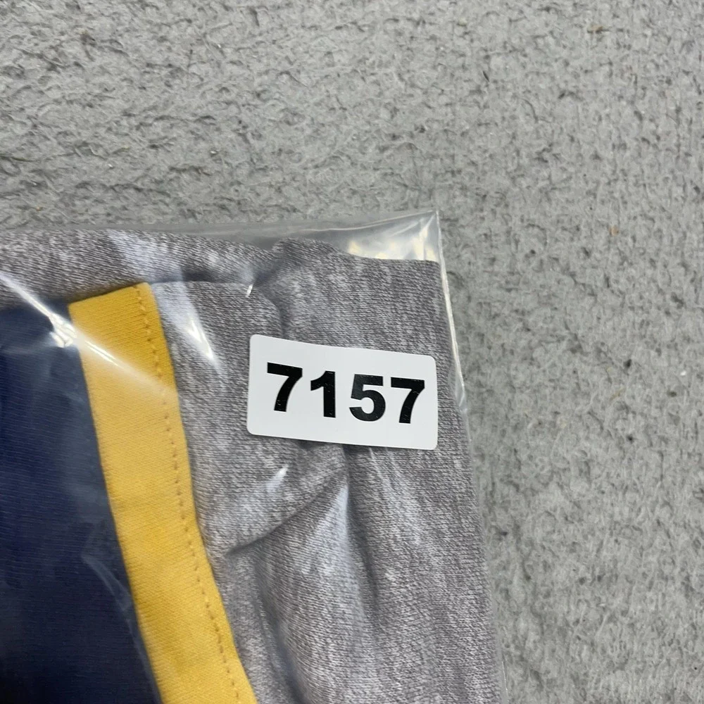 Vintage Champion Okoboji Shirt Mens Large Gray Ringer Running Track Tee 50/50 70 - Picture 9 of 9